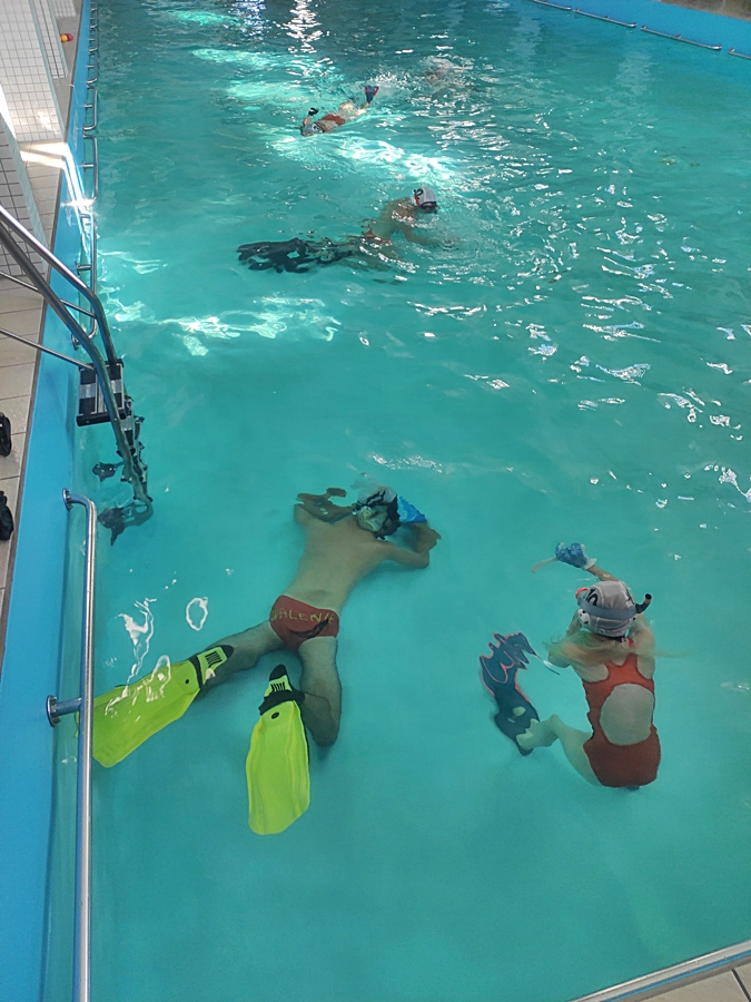 Hokej pod wodą Walenie Siemianowice Śląskie Trening 14 X 2023